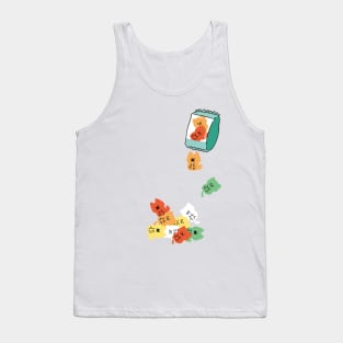 Cat Dog Fudge Soft Sweet Jelly Drop Tank Top